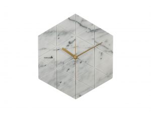 Karlsson Marble Hexagon white falira