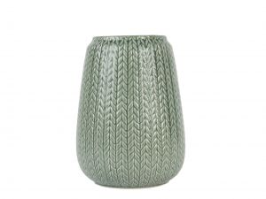 pt, Knitted green large váza