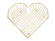 edényszárító, konyha, rács, heart gold, arany edényszárító, konyha, rács, heart gold, arany